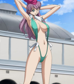 Purple Haired Fantasy Seduction Club Member