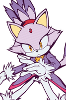 Blaze the Cat portrait